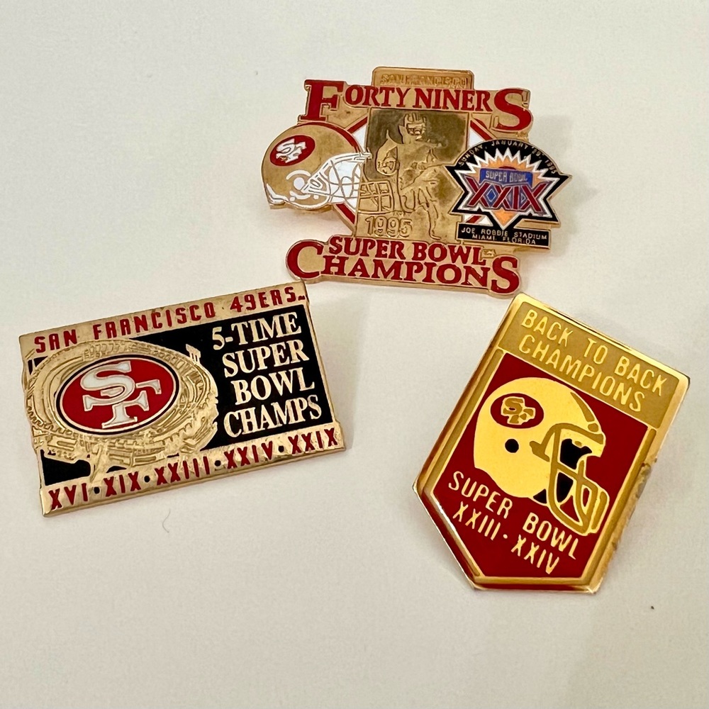 Super Bowl Champions San Francisco 49ers Pin Lot